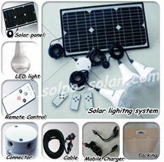 Mini Solar Home Lighting Kits solar power flashlighting