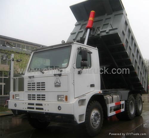 For sale SINOTRUK HOWO 70TON MINING DUMP TRUCK LHD