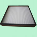 0.1umUltra Penetration Air Filter(ULPA) Mini Pleat Fiberglass Paper manufacturer 3