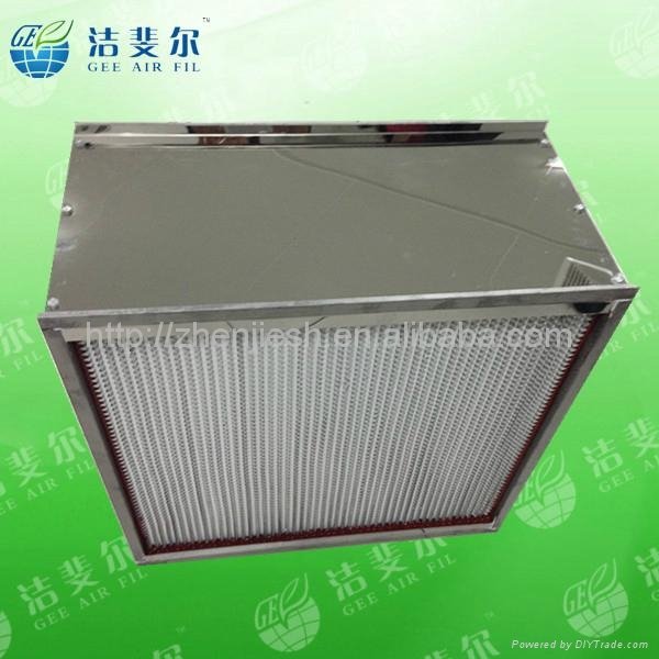 350 degree high temperature deep pleat hepa air filters manufacturer