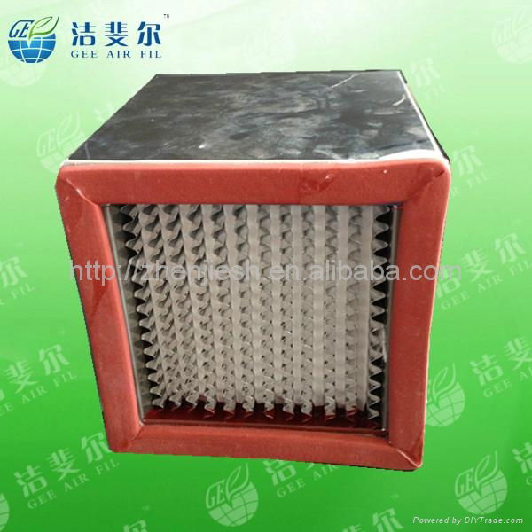 350 degree high temperature deep pleat hepa air filters manufacturer 2