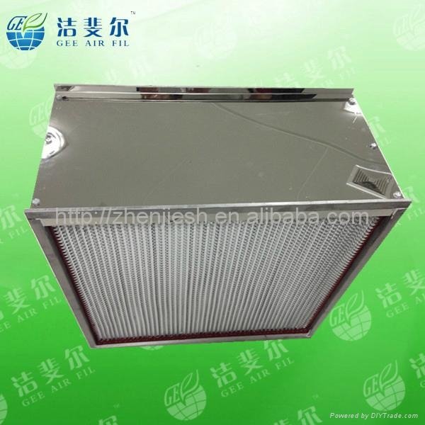 350 degree high temperature deep pleat hepa air filters manufacturer 5
