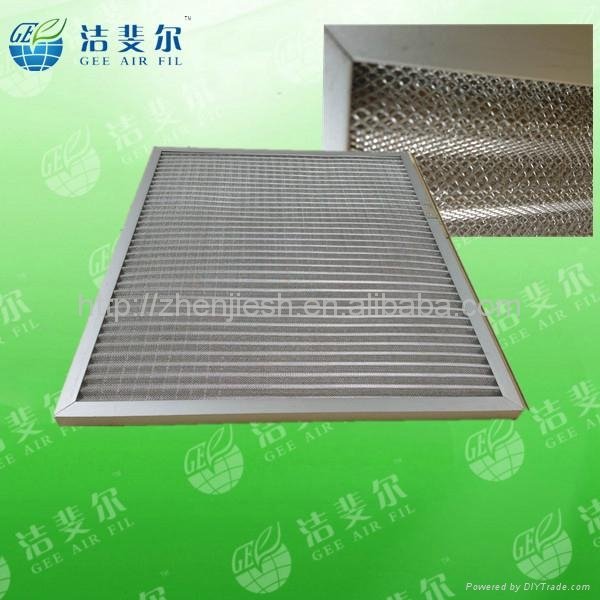 Metal Mesh Panel Air Pre-filter aluminum mesh and frame 4