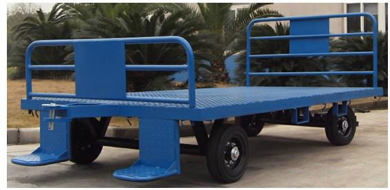 2 Front-Rear Rails Cargo Trailer 2