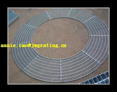 building material painted serrated steel grating 2