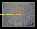 building material painted serrated steel grating 2