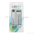 wholesale Light USB DATA Cable for iphone4 competitive price high quality NO.1  3