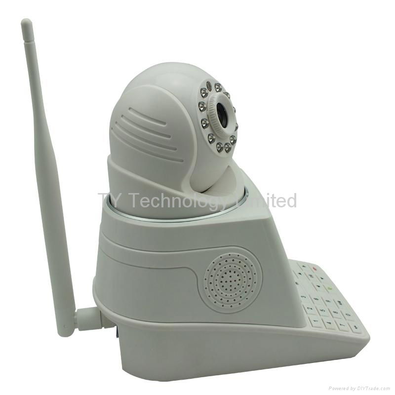 Network Phone Camera with 3.5 inch HD display Support live video or Playback  4