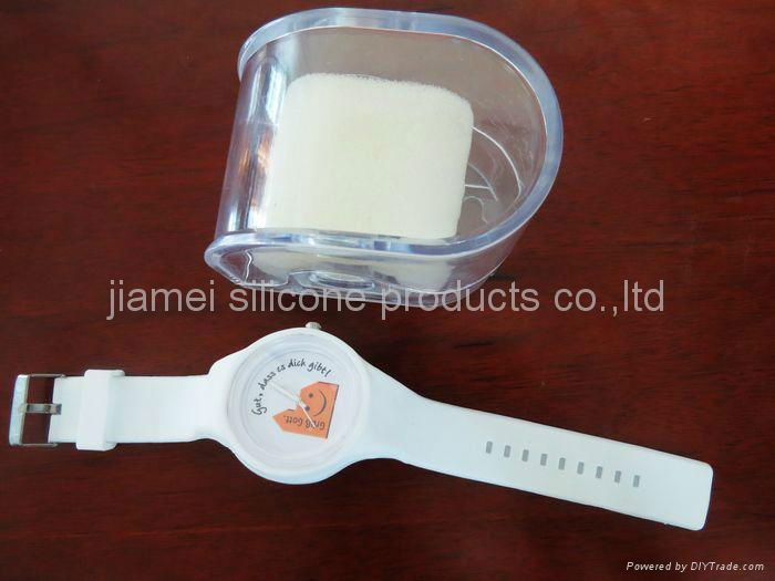 Newest smile face Silicone jelly watch 2