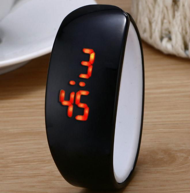 Digital watch sport silicone watches candy wrist watch 4