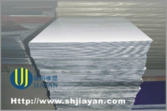 White black flame retardant plate