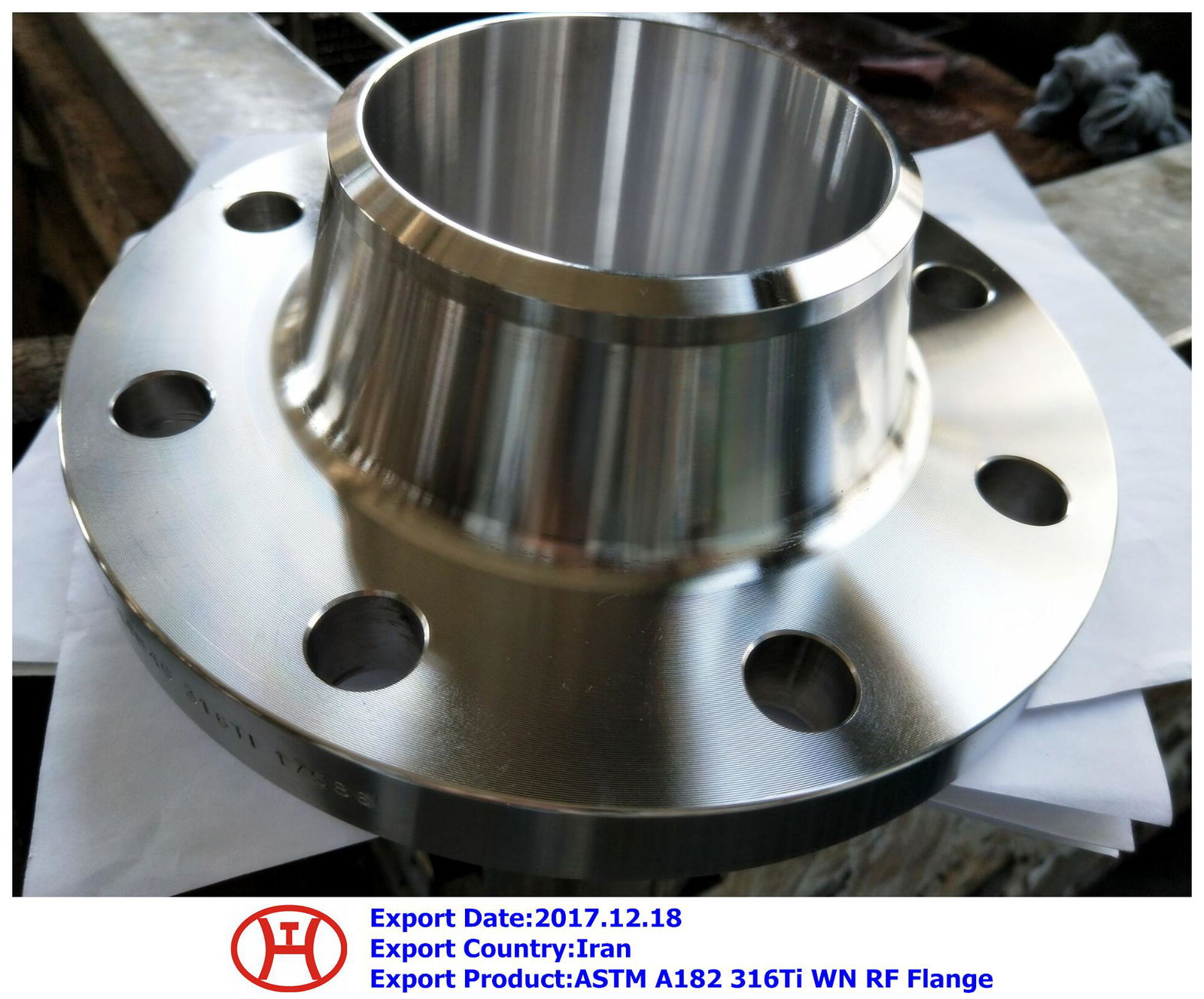 ASTM A182 316Ti WN RF Flange