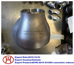 ASTM A815 S31803 concentric reducer