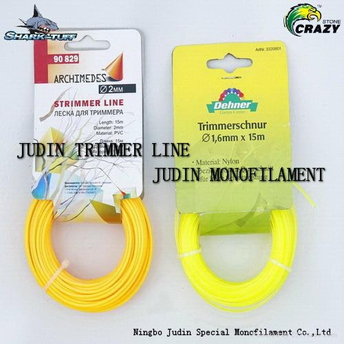 吊卡包装打草绳割草线 Judin 久鼎打草绳割草线 中国浙江省生产商 园艺用具 园艺产品 自助贸易