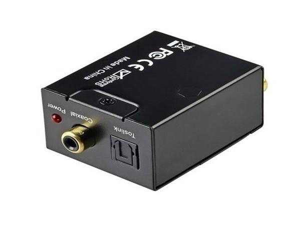 数字转模拟音频转换器 光纤同轴转左右声道r/l