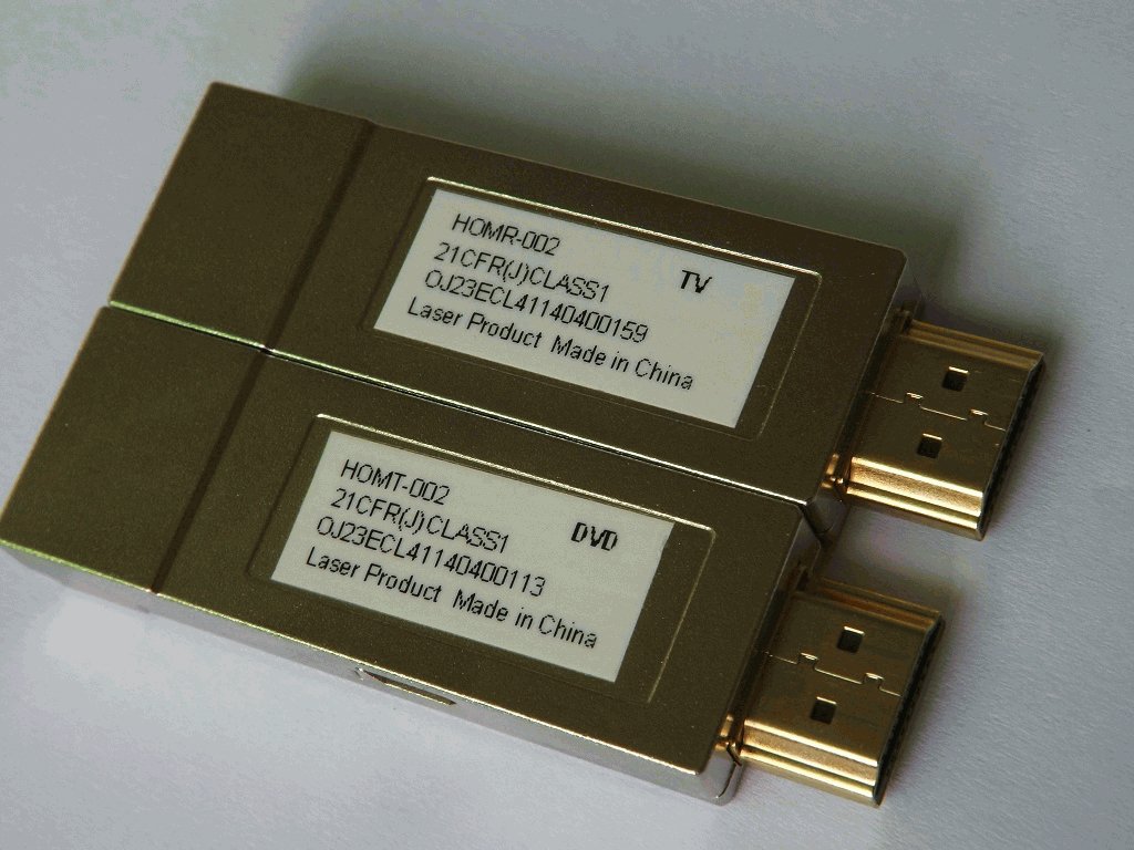 HDMI optical transceiver and fiber HDMI extender, 300 m, 1.4, 3 d 4 kx2k  3