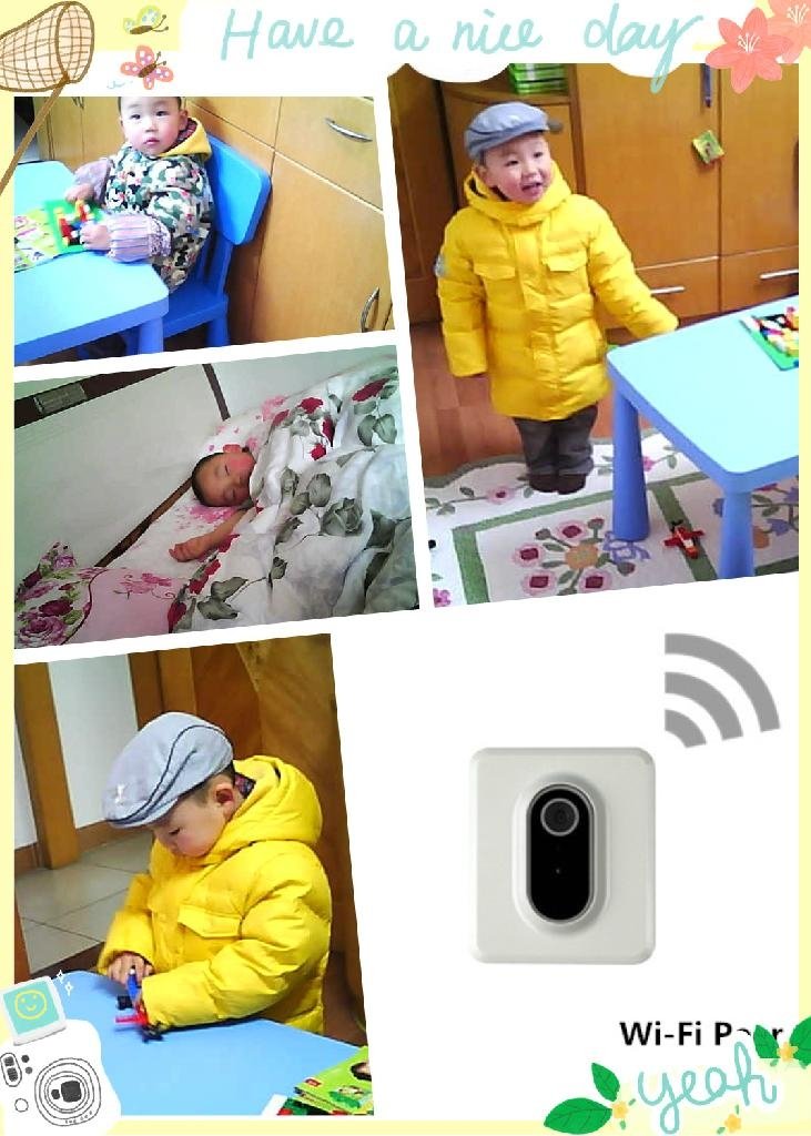 Coomatec C101 WiFi Network Baby monitor wireless IP Camera Day vision 4