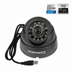 Coomatec DVRCam C802H dome H.264 SD Card DVR CCTV HD camera 