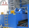 steel profiles shot blasting machine