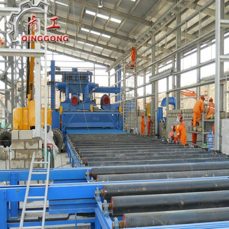 H section shot blasting machine 4