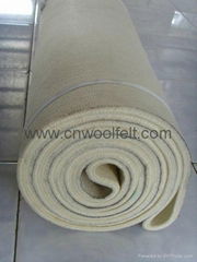 Industrial wool felt