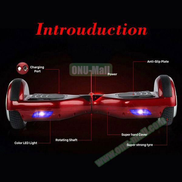 6.5 inch Electric Drifting Board Two Wheels Smart Self Balancing Scooter  5