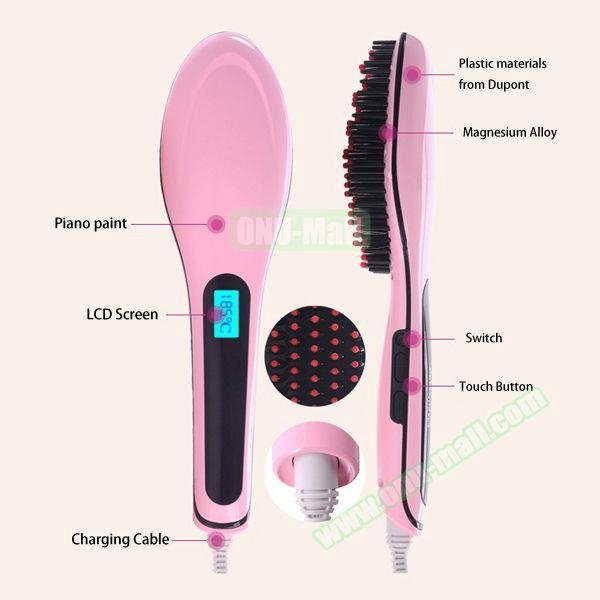 Electric Hair Straighteners Comb Brush 3