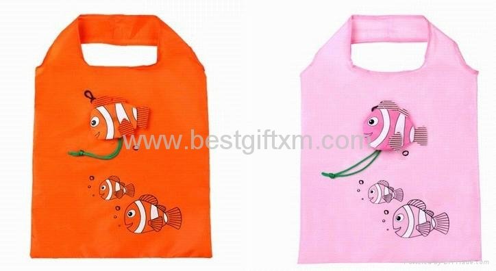 Tropical fish Shopping bag mixed many colors Eco the 5