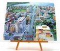 Polyresin soveniers-city view plaque 1