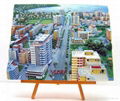 Polyresin soveniers-city view plaque