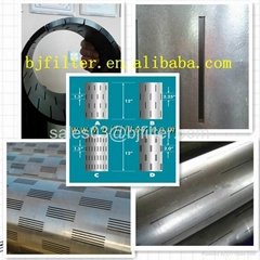 slotted casing pipe water well filter screen factory 