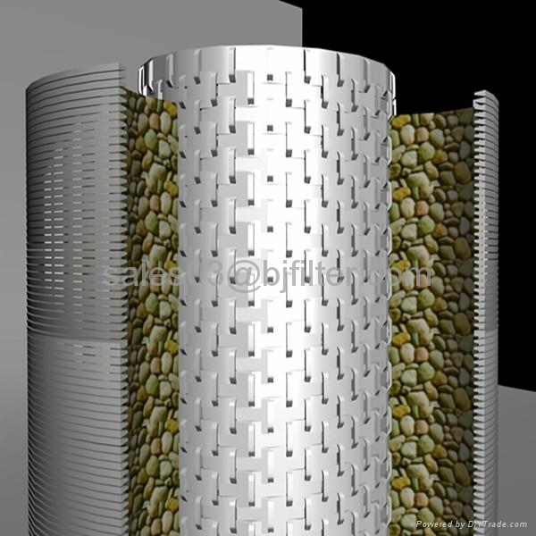 factory gravel pack multilayer filter water well screen pipe BJF13