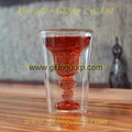 Double wall glass cup 1