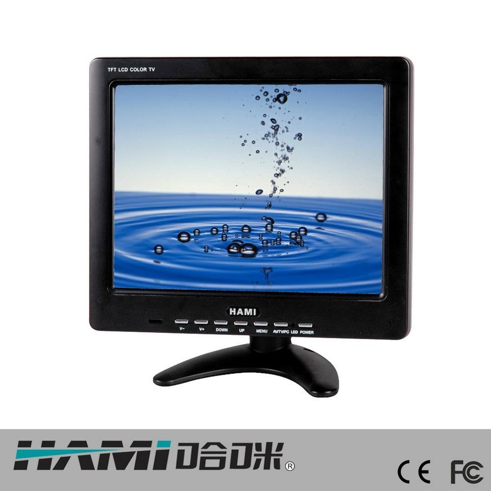 10" TFT digital LCD display 4:3 with VGA AV input