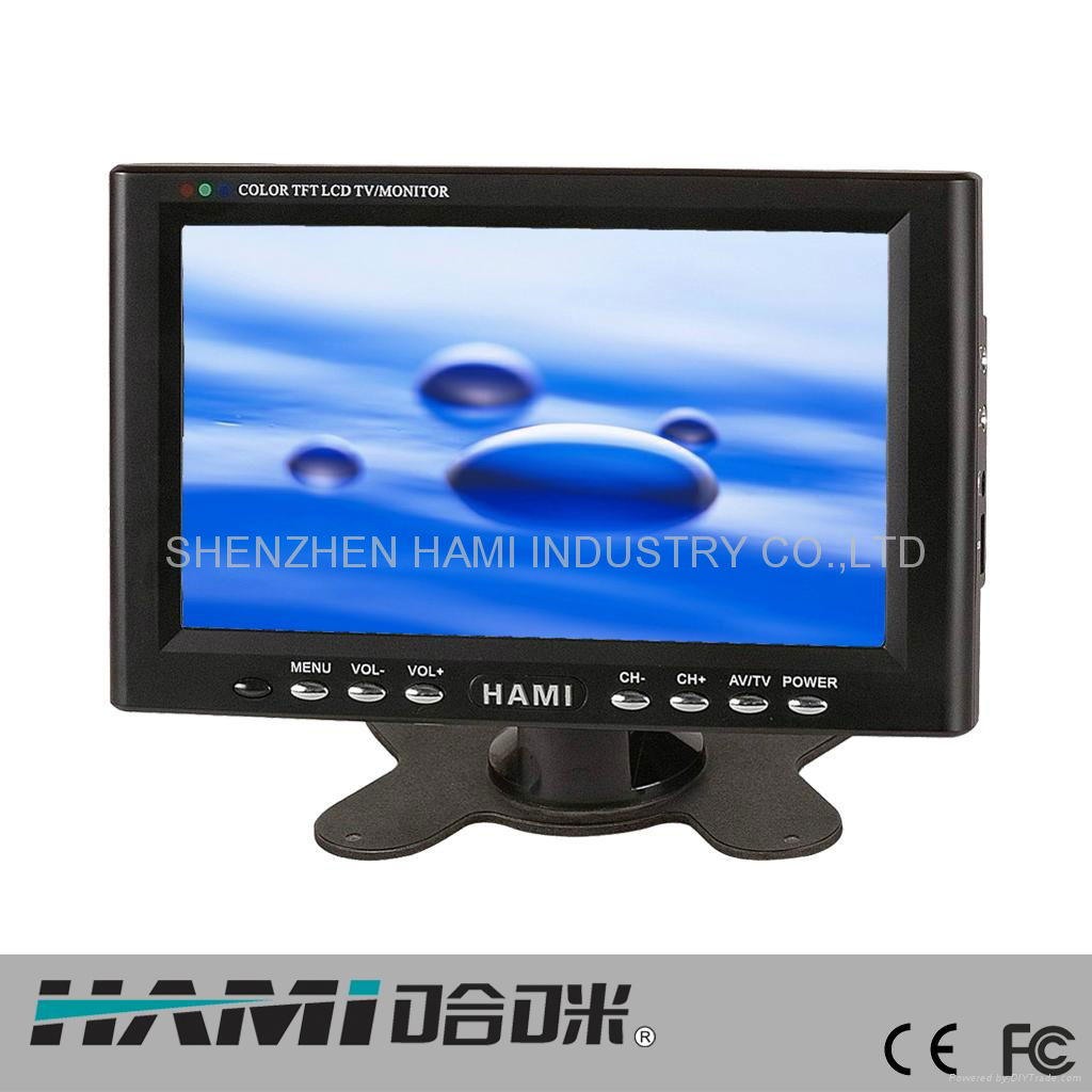 7" Portable LCD Monitor with TV 