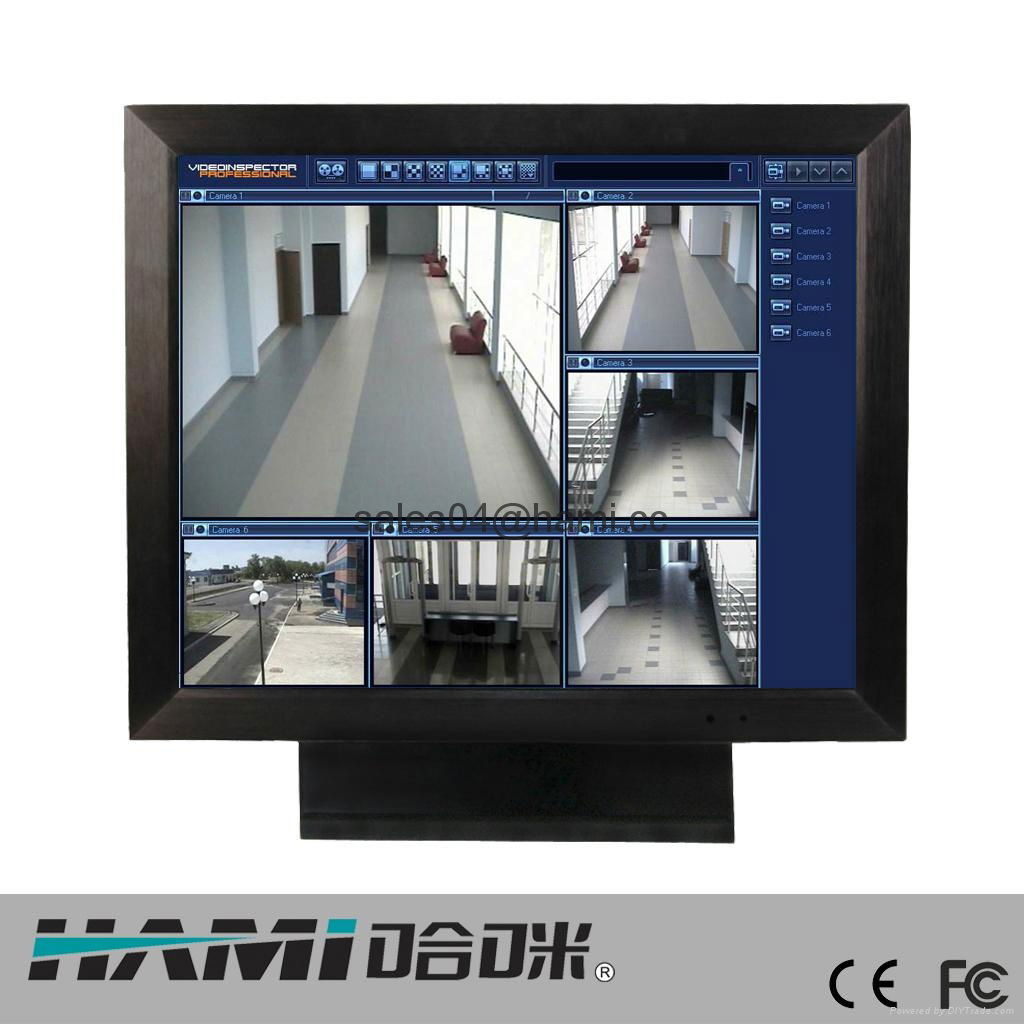 12.1" professional CCTV LCD Monitor with metal case(4:3) 4