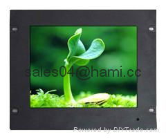 9.7" professional CCTV LED monitor 4"3 with VGA BNC 2