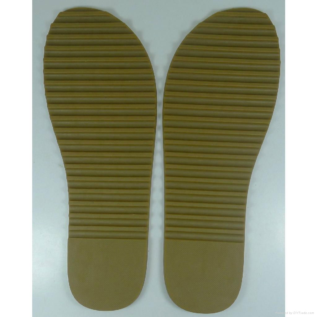 tpr outsole and pvc insole double shoes soles for women's sandals 3