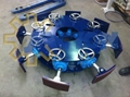 Crank Handle 10T Keyed Screw Jacks 200MM Travel With Rod End Bearing For Spider Mould Installation