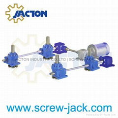 worm gear motorized screw jack lifting platform supplier