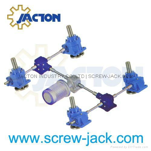 worm gear motorized screw jack lifting platform supplier 2