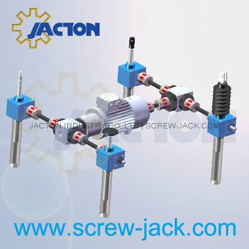 screw jacks four point lift system simultaneously lifting supplier 2
