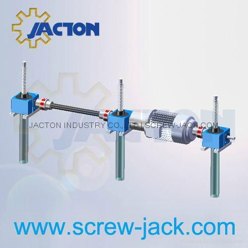 screw jacks four point lift system simultaneously lifting supplier 3