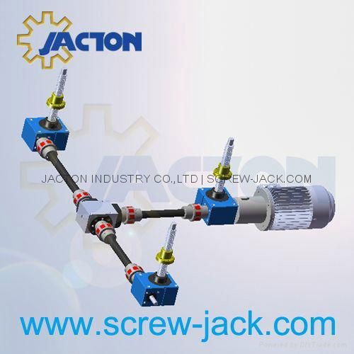 screw jacks four point lift system simultaneously lifting supplier 4