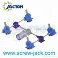 5 ton capacity traveling nuts rotating screw jacks lifting platform supplier 3