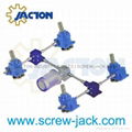 four jacks or six jack system height raised platform supplier 4