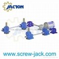 Jack system with four worm gear screw jacks and two bevel gear boxes supplier 4