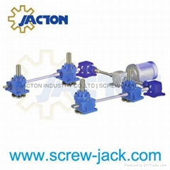 acme screw spindle nut worm gear system