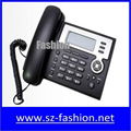 cost effective 2 sip lines Yealink voip phone with HD lcd display