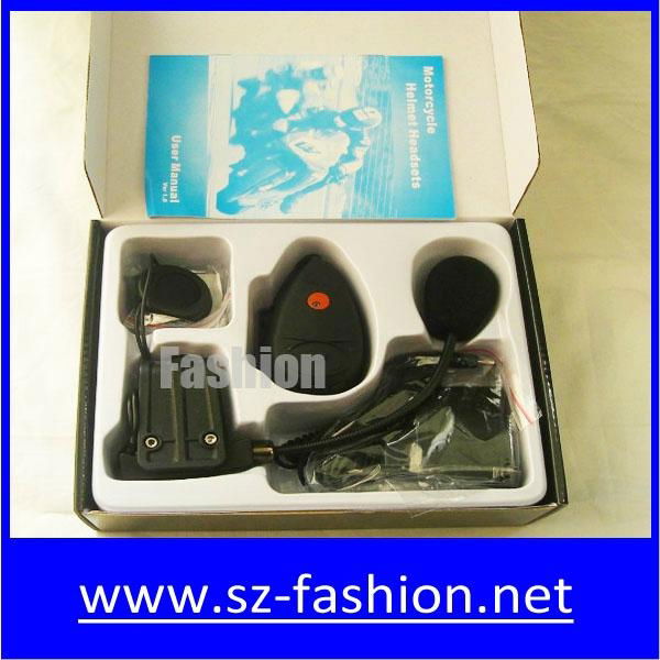 factory price 100m Motorcycle bluetooth helmet interphone with fm radio 2